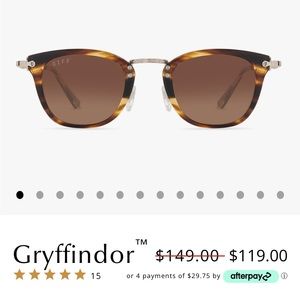 Diff eyewear Harry Potter Gryffindor sunglasses